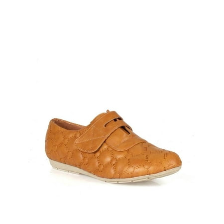 Nature Breeze Quilted Design Women s Sneaker Flats in Tan