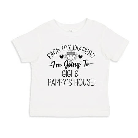 Pack My Diapers I m Going to Gigi and Pappy s House Toddler T-Shirt 3T White
Pack My Diapers I m Going to Gigi and Pappy s House Toddler T-Shirt 3T White
