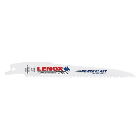 Lenox 6 in. Bi-Metal Reciprocating Saw Blade 6 TPI 25 pk