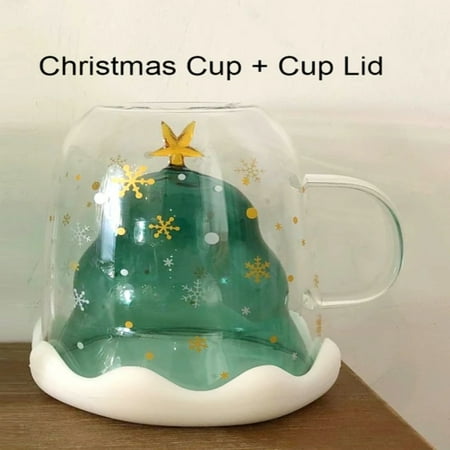 JNZOUHA High Temperature Resistance Double Walled Glass Coffee Mug 3D Christmas Tree Star Wishing Cup Home Travel Mug Fun Drinking Glass
JNZOUHA High Temperature Resistance Double Walled Glass Coffee Mug 3D Christmas Tree Star Wishing Cup Home Travel Mug Fun Drinking Glass