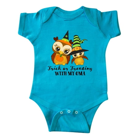 Inktastic Trick or Treating with my Oma with Cute Witch Owls Gift Baby Boy or Baby Girl Bodysuit
Inktastic Trick or Treating with my Oma with Cute Witch Owls Gift Baby Boy or Baby Girl Bodysuit