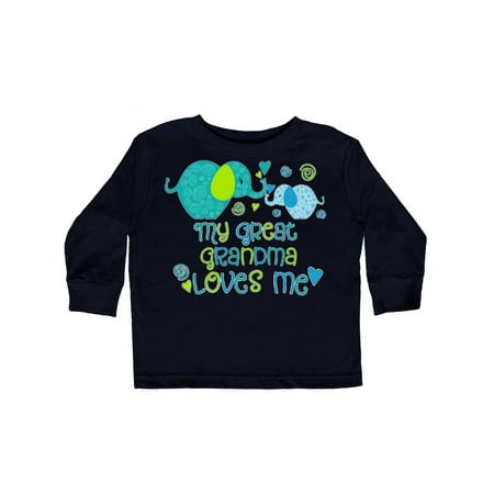 Inktastic My Great Grandma Loves Me- cute elephants Gift Toddler Boy or Toddler Girl Long Sleeve T-Shirt
Inktastic My Great Grandma Loves Me- cute elephants Gift Toddler Boy or Toddler Girl Long Sleeve T-Shirt