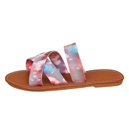 Quealent Adult Women Sandal Women Platform Sandals Ladies Casual Simple Colorful Star Pattern Flat Bottom Female Large Size Bass Sandals for Women Purple 9
Quealent Adult Women Sandal Women Platform Sandals Ladies Casual Simple Colorful Star Pattern Flat Bottom Female Large Size Bass Sandals for Women Purple 9