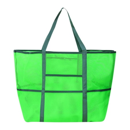 Swimming Beach Bag Swimsuit Mesh Storage Bag Large Mesh Travel Sports Handbag