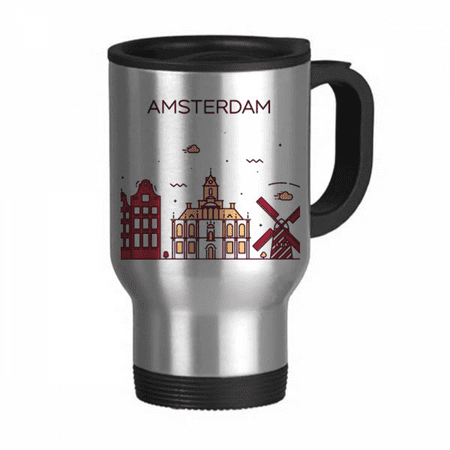 Amsterdam Flat Landmark Art Deco Fashion Travel Mug Flip Lid Stainless Steel Cup Car Tumbler Thermos
Amsterdam Flat Landmark Art Deco Fashion Travel Mug Flip Lid Stainless Steel Cup Car Tumbler Thermos