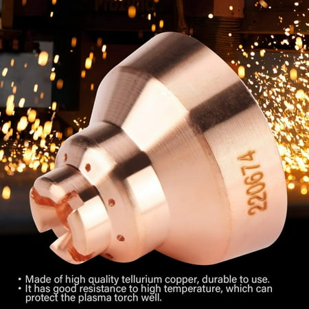 SPRING PARK 5Pcs 220674 Manual Protective Shield Cap for MAX45 Plasma Cutting Torch Nozzles
SPRING PARK 5Pcs 220674 Manual Protective Shield Cap for MAX45 Plasma Cutting Torch Nozzles