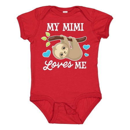 Inktastic My Mimi Loves Me with Sloth and Hearts Gift Baby Boy or Baby Girl Bodysuit
Inktastic My Mimi Loves Me with Sloth and Hearts Gift Baby Boy or Baby Girl Bodysuit