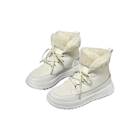 Gomelly Women Anti-slip Duck Boots Comfort Solid Fuzzy Snow Booties Work Outdoor Platform Winter Shoes White 7
Gomelly Women Anti-slip Duck Boots Comfort Solid Fuzzy Snow Booties Work Outdoor Platform Winter Shoes White 7
