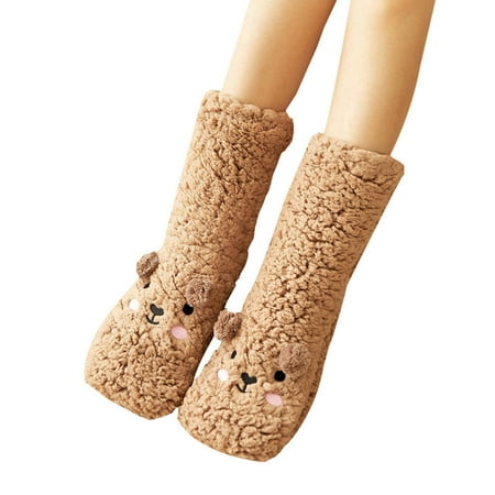 DNDKILG Women s Thick Christmas Warm Cozy Slipper Socks Non Slip Soft Fleece Lined Socks Coffee One Size
DNDKILG Women s Thick Christmas Warm Cozy Slipper Socks Non Slip Soft Fleece Lined Socks Coffee One Size