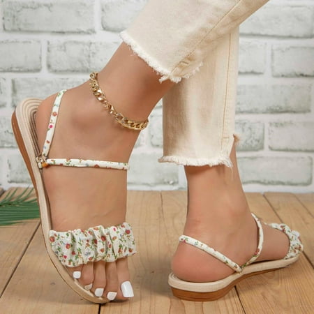 Hvyesh Flat Sandals for Women Casual Summer Summer Shoes Casual Sandals Floral Beach Flat Sandals Size 7
Hvyesh Flat Sandals for Women Casual Summer Summer Shoes Casual Sandals Floral Beach Flat Sandals Size 7