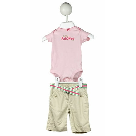 Pre-Owned My Little Outfit Onesie and Shorts with Belt 3-6 Months