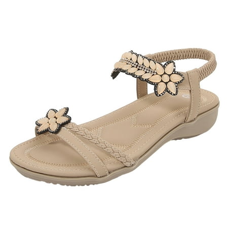 ZHAGHMIN Fashion Wedge Sandals for Women Hollow Flower Rhinestone Ethnic Style Slippers Bohemian Comfortable Pu Leather Sandals Women Beige Size8
ZHAGHMIN Fashion Wedge Sandals for Women Hollow Flower Rhinestone Ethnic Style Slippers Bohemian Comfortable Pu Leather Sandals Women Beige Size8