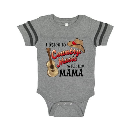 Inktastic I Listen to Country Music with my Mama with Guitar and Hat Gift Baby Boy or Baby Girl Bodysuit
Inktastic I Listen to Country Music with my Mama with Guitar and Hat Gift Baby Boy or Baby Girl Bodysuit