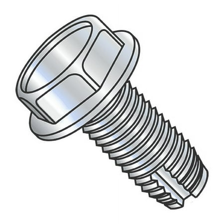 Thread Cutting Screw - Type 1 - Indented Hex Head with Washer - Zinc Plated Steel - 5/16 -18 Thread - 1/2 Long
Thread Cutting Screw - Type 1 - Indented Hex Head with Washer - Zinc Plated Steel - 5/16 -18 Thread - 1/2 Long
