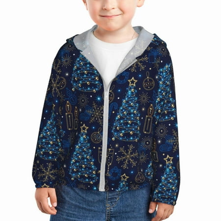 Lukts Shining Christmas Tree Print Children s Long-Sleeved Sun Protection Clothing Hooded Sweatshirts for Boys and Girls Outdoor Sports-5 Years
Lukts Shining Christmas Tree Print Children s Long-Sleeved Sun Protection Clothing Hooded Sweatshirts for Boys and Girls Outdoor Sports-5 Years