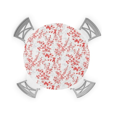 Round Tablecloth with Elastic Floral Red Grey Flower Bud Leaves Abstract Art Waterproof Stain-proof Table Cover Wipeable Fitted Table Cloths for 55 -60 Round Tables Dining Kitchen
Round Tablecloth with Elastic Floral Red Grey Flower Bud Leaves Abstract Art Waterproof Stain-proof Table Cover Wipeable Fitted Table Cloths for 55 -60 Round Tables Dining Kitchen