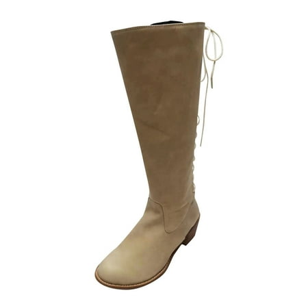 GNEIKDEING Ladies Autumn And Winter Handsome Solid Color Retro Thick And Square Heel Round Toe Side Zipper Boots Gift on Clearance
GNEIKDEING Ladies Autumn And Winter Handsome Solid Color Retro Thick And Square Heel Round Toe Side Zipper Boots Gift on Clearance