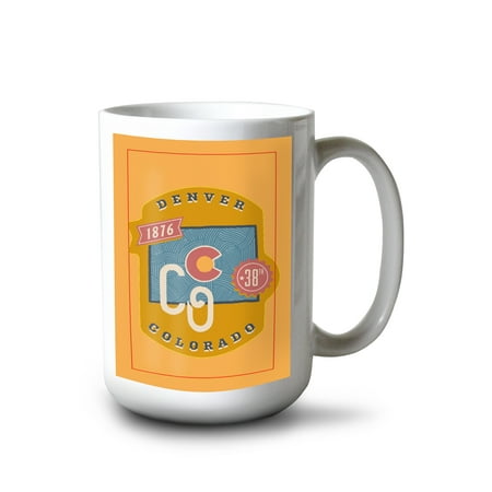 15 fl oz Ceramic Mug Denver Colorado Statehood State Series Dishwasher & Microwave Safe
15 fl oz Ceramic Mug Denver Colorado Statehood State Series Dishwasher & Microwave Safe