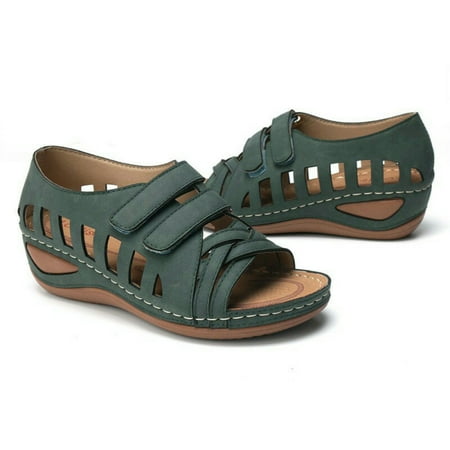 Summer Shoes Women Soft Vintage Sandals Anti-slip Comfortable Walking Sandals Athletic Hiking Sandals For Women New
Summer Shoes Women Soft Vintage Sandals Anti-slip Comfortable Walking Sandals Athletic Hiking Sandals For Women New