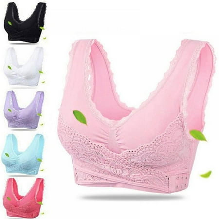 New Women Front Cross Side Buckle Gathered Bra No Steel Ring Lace Edge Running Yoga Shockproof Sports Underwear S/M/L/XL/2XL/3XL/4XL
New Women Front Cross Side Buckle Gathered Bra No Steel Ring Lace Edge Running Yoga Shockproof Sports Underwear S/M/L/XL/2XL/3XL/4XL