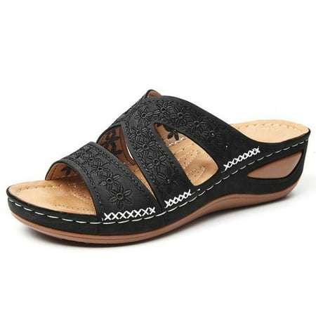 Women Chic Sandals Pure-color Flower Printed Slippers Open Toe Breathable for Summer Beach
Women Chic Sandals Pure-color Flower Printed Slippers Open Toe Breathable for Summer Beach