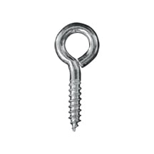 100 Pcs Silver Screw Eyes15/16 overall length #12 wire sizeInside eye diam 3/16 length of shank 37/64 Silver screw eyes are Zinc plated. Sizes are an approximate sizes.
100 Pcs Silver Screw Eyes15/16 overall length #12 wire sizeInside eye diam 3/16 length of shank 37/64 Silver screw eyes are Zinc plated. Sizes are an approximate sizes.