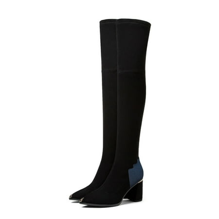 NECHOLOGY over The Knee Boots for Women Chunky Heel Heeled Thick The Boots High over The Knee Boots Leather for Women Black 7
NECHOLOGY over The Knee Boots for Women Chunky Heel Heeled Thick The Boots High over The Knee Boots Leather for Women Black 7