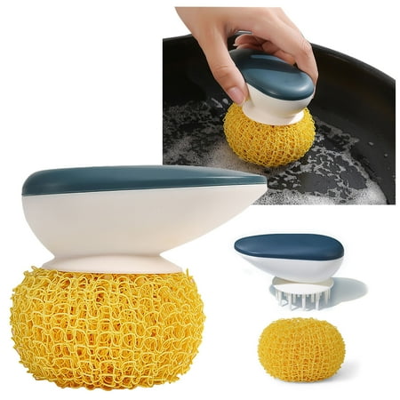 GZJCKJY Cleaning Brush Detachable Nylon Cleaning Brush Ball Kitchen Nano-Cleaning Ball Pot Brush
GZJCKJY Cleaning Brush Detachable Nylon Cleaning Brush Ball Kitchen Nano-Cleaning Ball Pot Brush