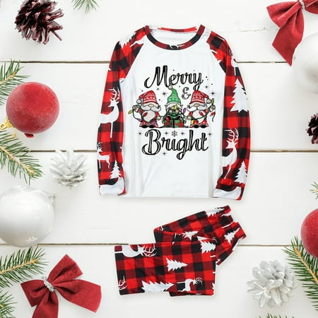Mon Sleepwear For Christmas Family Matching Pajamas Cute Big Headed Deer Print Pjs Plaid Long Sleeve Tops And Pants Soft Casusal Holiday Sleepwear
Mon Sleepwear For Christmas Family Matching Pajamas Cute Big Headed Deer Print Pjs Plaid Long Sleeve Tops And Pants Soft Casusal Holiday Sleepwear
