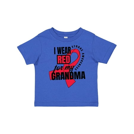 Inktastic I Wear Red for My Grandma Stroke Awareness Gift Toddler Boy or Toddler Girl T-Shirt
Inktastic I Wear Red for My Grandma Stroke Awareness Gift Toddler Boy or Toddler Girl T-Shirt