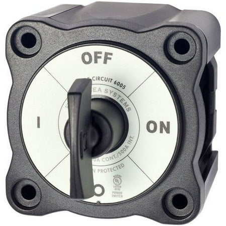 Blue Sea-Blue Sea 6005200 Battery Switch Single Circuit On-Off - Black