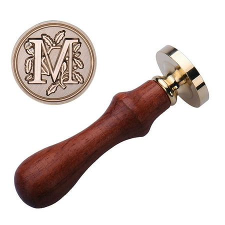 Set Of 26 Fancy Letter 3D Embossed Sealing Kit and Wooden Handle As A Gift for Teachers Day Mother s Day and Thanksgiving Day