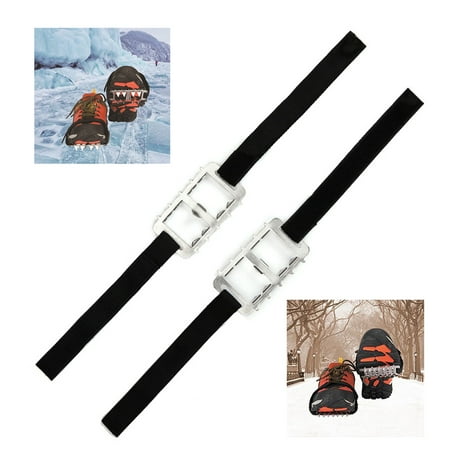 Naierhg 1 Pair Ice Shoe Grippers Anti-slip Corrosive Resistant Wear Resistant 10 Spikes Snow Climbing Shoe Traction for Walking Black
Naierhg 1 Pair Ice Shoe Grippers Anti-slip Corrosive Resistant Wear Resistant 10 Spikes Snow Climbing Shoe Traction for Walking Black