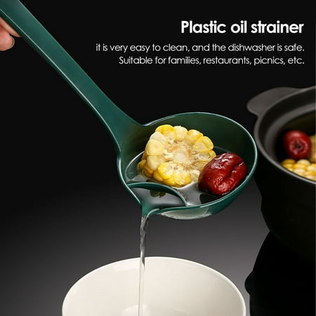 HSE Oil Separator Soup Ladle Gravy Food Fat Separator Skimmer Spoon Grease Strainer Separater Hot Pot Oil Filter Spoon For Home Kitchen
HSE Oil Separator Soup Ladle Gravy Food Fat Separator Skimmer Spoon Grease Strainer Separater Hot Pot Oil Filter Spoon For Home Kitchen