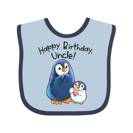 Inktastic Happy Birthday Uncle!- Cute Penguins Gift Baby Boy or Baby Girl Bib
Inktastic Happy Birthday Uncle!- Cute Penguins Gift Baby Boy or Baby Girl Bib