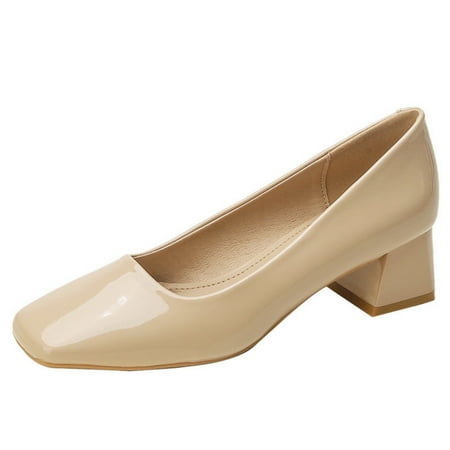 HOLXI 2024 Women s Pumps Comfort Chunky Heels Square Toe Dress Pump Anti-Slip Work Shoes Party Lightweight Slip On Casual Shoe Patent Leather Block Casual Office Square Toe Slip On Chunky Low Heel
HOLXI 2024 Women s Pumps Comfort Chunky Heels Square Toe Dress Pump Anti-Slip Work Shoes Party Lightweight Slip On Casual Shoe Patent Leather Block Casual Office Square Toe Slip On Chunky Low Heel