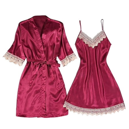 wendunide pajamas for women 2-Piece Women Sexy Garter Lingerie Set Robes Lace Bodysuit Deep-V Neck Underwear Women s Sleepwear Red L
wendunide pajamas for women 2-Piece Women Sexy Garter Lingerie Set Robes Lace Bodysuit Deep-V Neck Underwear Women s Sleepwear Red L