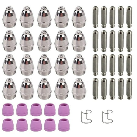 52PCS SG-55 -60 WSD-60 Plasma Cutter Torch Consumables KIT TIPS 40/50 / 60 Amp
52PCS SG-55 -60 WSD-60 Plasma Cutter Torch Consumables KIT TIPS 40/50 / 60 Amp