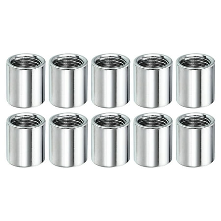 Uxcell Round Coupling Nut M10x1mm 15mm Threaded Sleeve Connector Rod Bar Stud Tube 10 Pack
Uxcell Round Coupling Nut M10x1mm 15mm Threaded Sleeve Connector Rod Bar Stud Tube 10 Pack