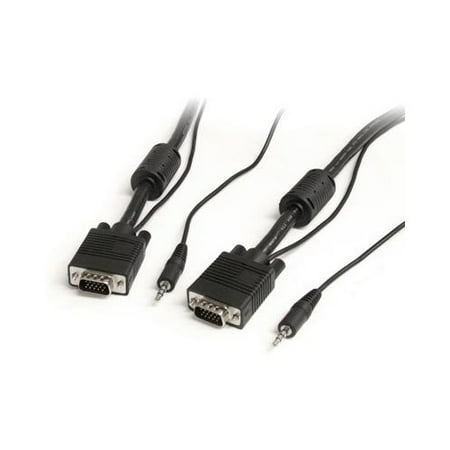 Startech.Com 30ft High Res Monitor Vga Cable W Audio (MXTHQMM30A)