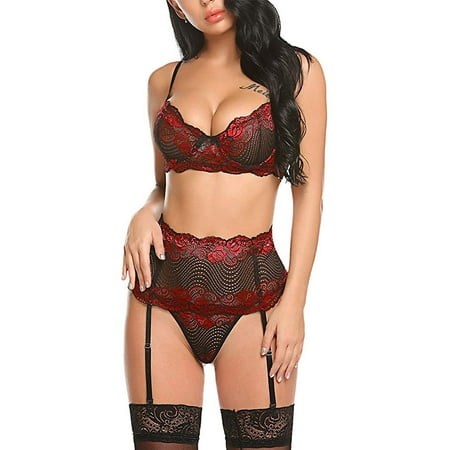 3PC Sexy Babydoll Two-tone Lace Lingerie Sexy Fashion Sexy Underwear Suits Lingerie for Women
3PC Sexy Babydoll Two-tone Lace Lingerie Sexy Fashion Sexy Underwear Suits Lingerie for Women