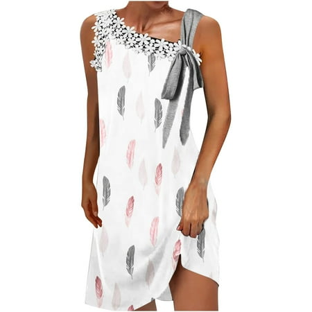 Juebong Women s Summer Fashion Printed Round Neck Collar Sleeveless Off Shoulder Dress
Juebong Women s Summer Fashion Printed Round Neck Collar Sleeveless Off Shoulder Dress