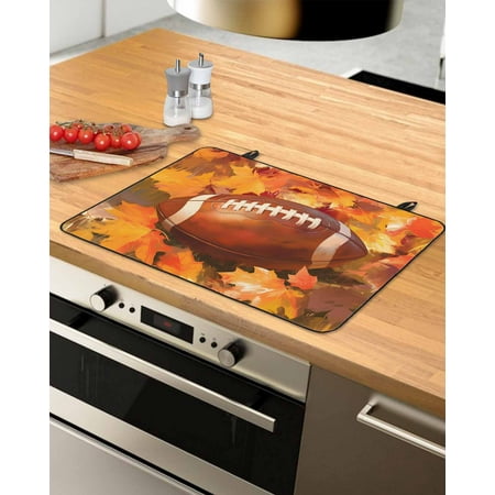 Fall Football Stove Top Covers for Electric Stove Heat Insulation Fireproof Glass Cooktop Cover Counter Top Glass Stove Cover for Prevent Scratches 29 x21 Thanksgiving Maple Leaf Orange Yellow
Fall Football Stove Top Covers for Electric Stove Heat Insulation Fireproof Glass Cooktop Cover Counter Top Glass Stove Cover for Prevent Scratches 29 x21 Thanksgiving Maple Leaf Orange Yellow