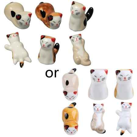 6 Pcs for Cat Chopsticks Holder Forks Spoon Rest Home Office Hotel Restaurant Cafe Tabletop Kitchen Decoration Supplies
6 Pcs for Cat Chopsticks Holder Forks Spoon Rest Home Office Hotel Restaurant Cafe Tabletop Kitchen Decoration Supplies