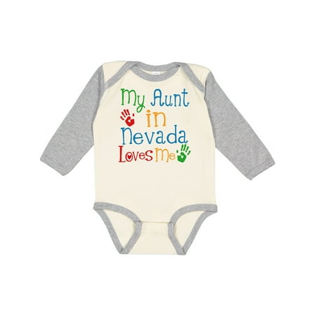 Inktastic My Aunt in Nevada Loves Me Gift Baby Boy or Baby Girl Long Sleeve Bodysuit
Inktastic My Aunt in Nevada Loves Me Gift Baby Boy or Baby Girl Long Sleeve Bodysuit
