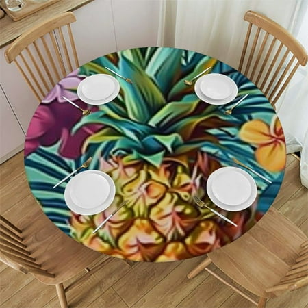 Tllo0ord Colorful Round Fitted Tablecloth with Elastic Protector Table Kitchen Dinner Waterproof Oil-Proof Table Covers 54-58
Tllo0ord Colorful Round Fitted Tablecloth with Elastic Protector Table Kitchen Dinner Waterproof Oil-Proof Table Covers 54-58