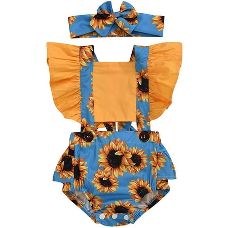 DNDKILG Newborn Infant Toddler Baby Girl Clothing Set Bodysuit and Suspender Shorts Set Outfits Summer Short Sleeve Sky Blue 1M-2Y
DNDKILG Newborn Infant Toddler Baby Girl Clothing Set Bodysuit and Suspender Shorts Set Outfits Summer Short Sleeve Sky Blue 1M-2Y
