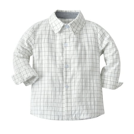 Zlekejiko Toddler Boys Long Sleeve Winter Autumn Shirt Tops Coat Outwear For Babys Clothes Plaid White
Zlekejiko Toddler Boys Long Sleeve Winter Autumn Shirt Tops Coat Outwear For Babys Clothes Plaid White