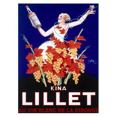 ArteHouse Fine Art Print "Lillet Ad", Archival Paper, 24" x 36"