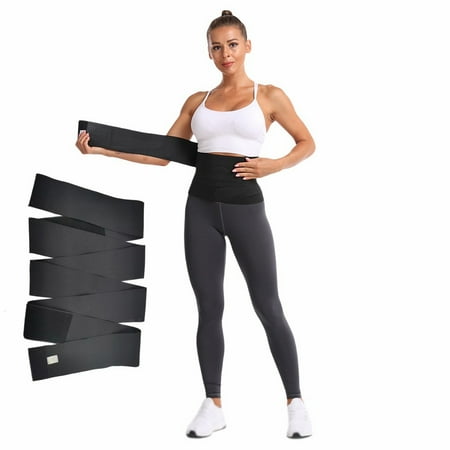 Brand Clearance! Multipurpose Multifunctional Tummy Sweat Wrap Stylish Fashionable Convenient Considerable with Djustable Bandage Belt for Reducing Waistline Waist Trainer